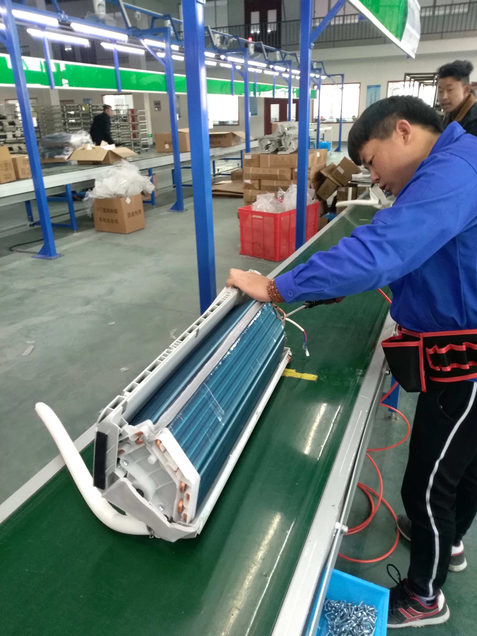 AC Factory Build Fully Automatic Production Line Air Conditioner Assembly Line Production
