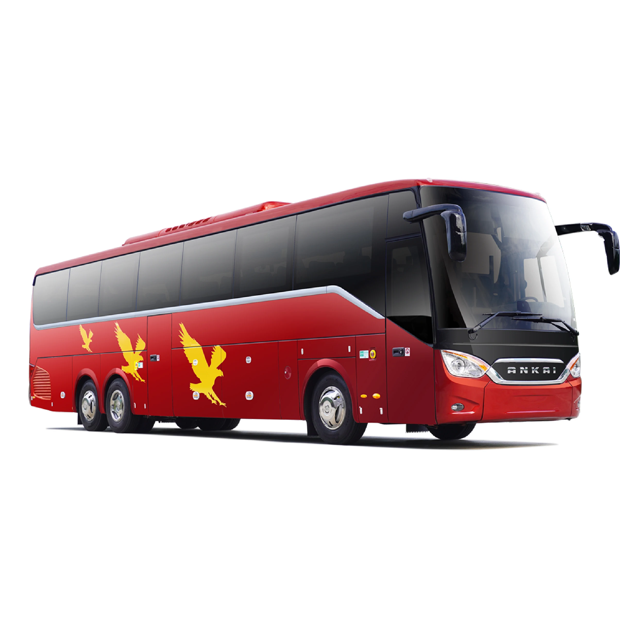 Mini Diesel Buses Coach 24/56 Seats 260L 100kmh AT Luxury Ankai A9 Bus 