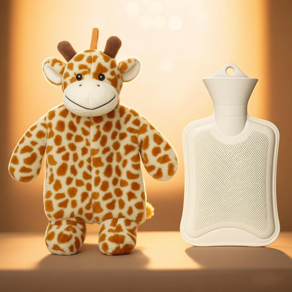 product-750-750 Hot Selling Cute Hand Warmers Hot Water Bottle Bag Rubber Teddy Bear Shape Cover