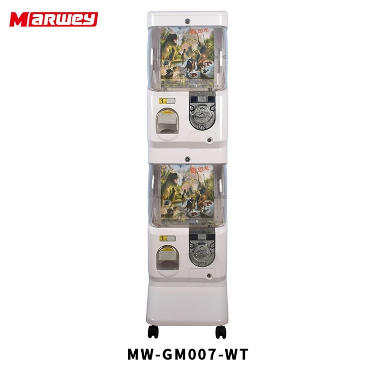 2 Layer Capsule Toy Vending Machine Wholesale Coin Operated Capsule Toys Bouncy Ball Vending Machine