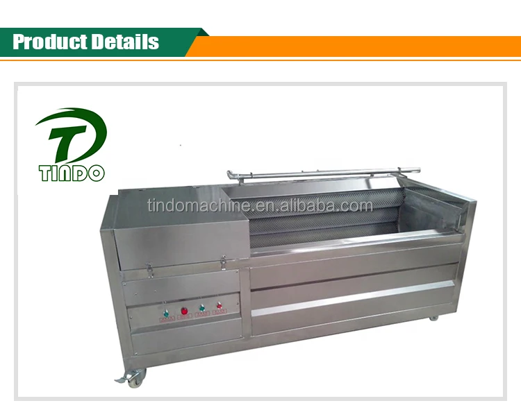 small industry Vegetable processing Machines Brush cleaning peeling machine hot sale onion peeling machine