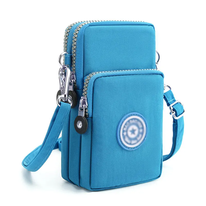 Phone Small Crossbody Bags Customized Cell  Shoulder Pocket Wallet Pouch Mini Mobile Phone Messenger Crossbody Bag for Ladies