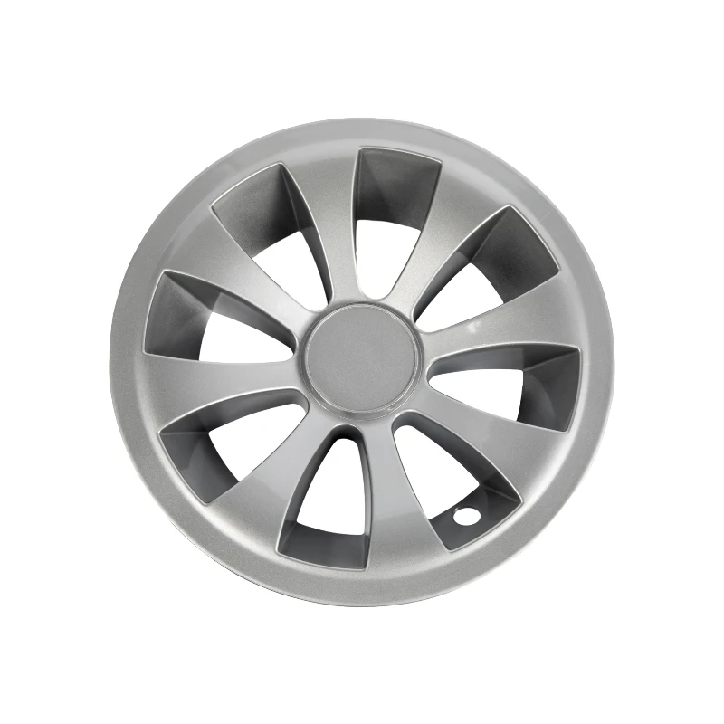 Tapa de rueda para carro de golf, cubierta de rueda de 10 pulgadas, 8 brazos, plateada. Repuestos para carros de golf/cubiertas de ruedas/taponeras