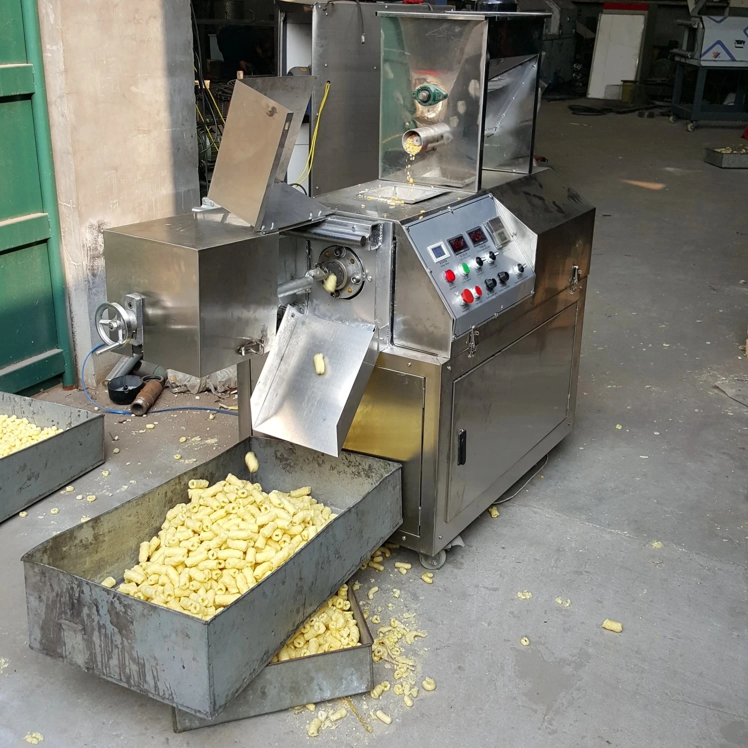 Extrude Puff Snack Food Extruder Kemasan In Turkey Stainless Electric