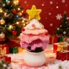 Christmas tree bonsai (small white basin)-Gradually varied pink