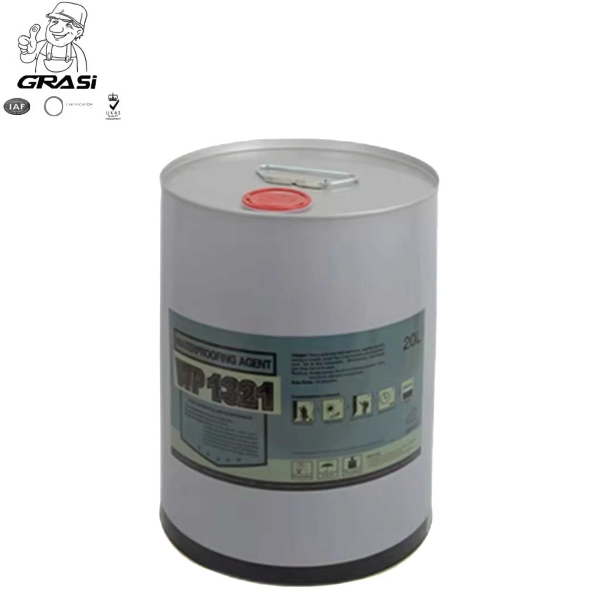 8 Years Waterproof Synthetic Rubber Running Track Material Protection Colorless Silicone Waterproofing Paint for Concrete