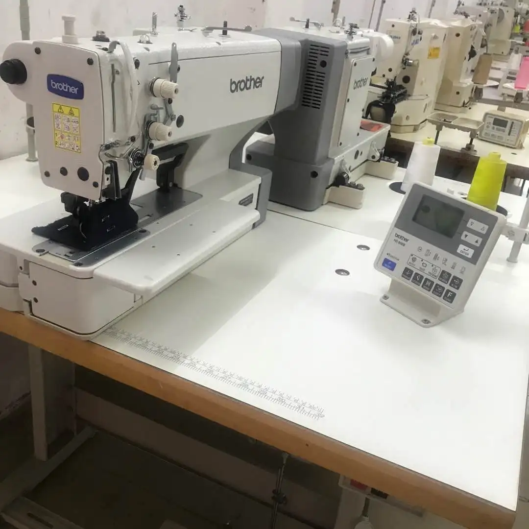Used Brother 800b Computerized Button Sewing Machine - Industrial Oem
