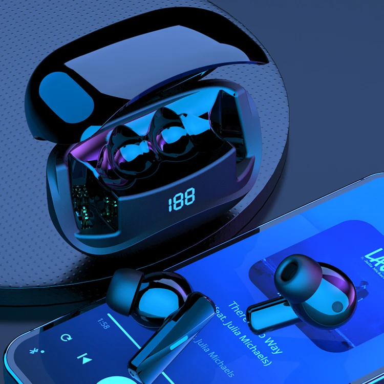 Free Sample NEEXXT 2024 MT60 PRO Tws Earphone OEM ODM Noise Cancellation Wireless Earbuds Portable Sports Gaming Eardots