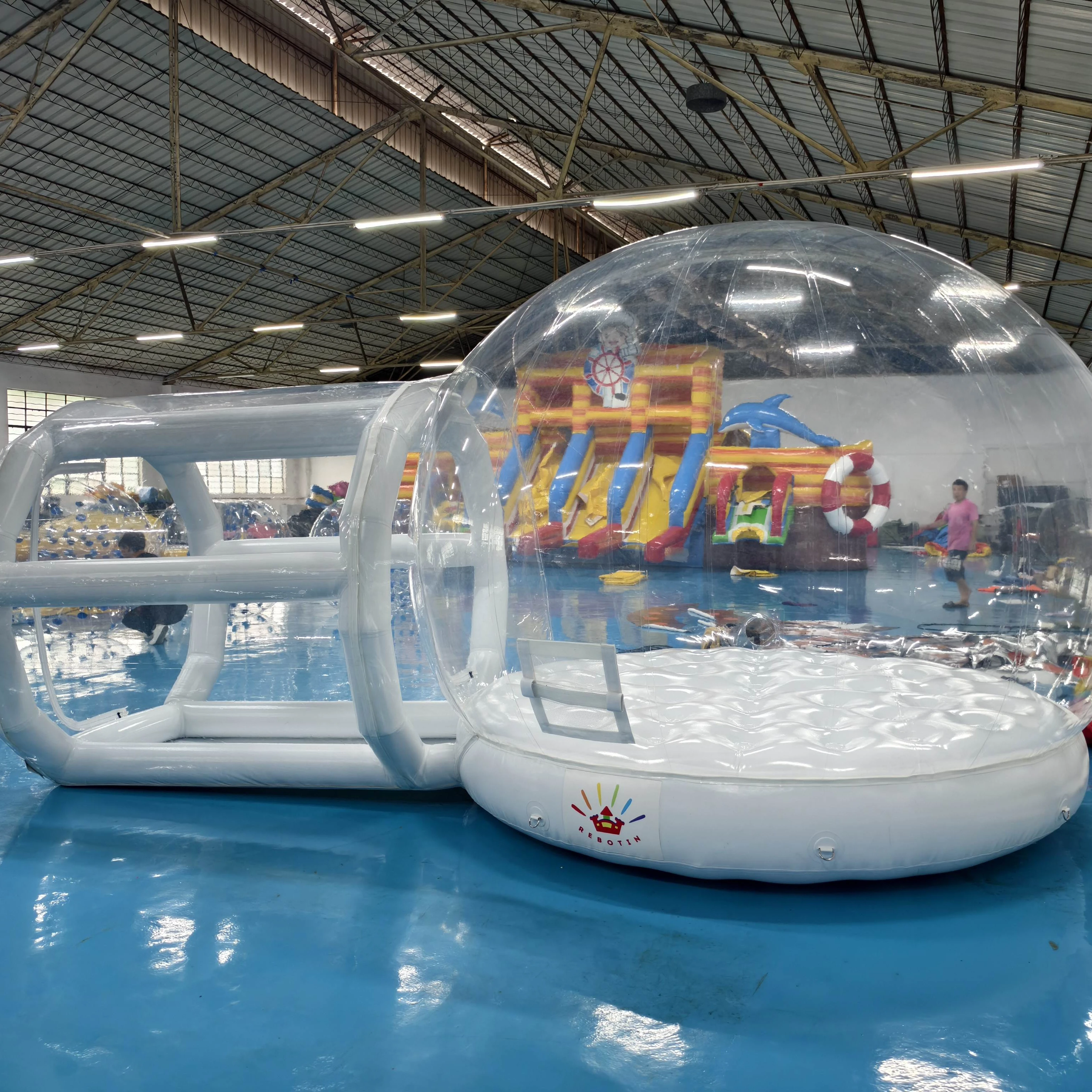 Customized outdoor tents Inflatable bubble house slide for kids games inflatable bounce house bubble dome