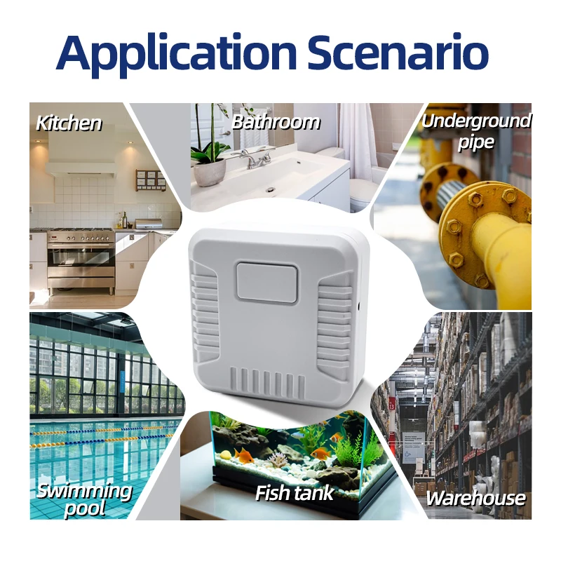 Wireless Water Leak Detector Alarm Alert Leaks Detection Sensitive Leak Alarm for Home Safety