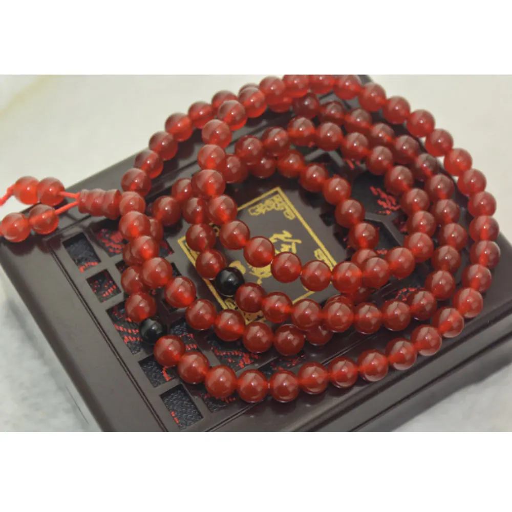 Vitality store Mala, 108 Mala Beads, Carnelian + Citrine Mala, Mantra Meditation, Buddhist Prayer Beads, Vitality, Motivation, Courage, Happiness