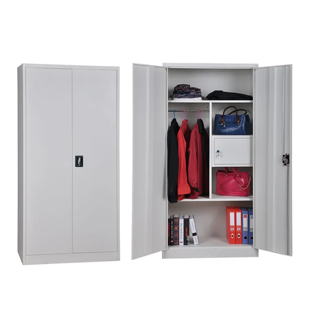 Top sale modern 2 door metal clothes steel locker cabinet design