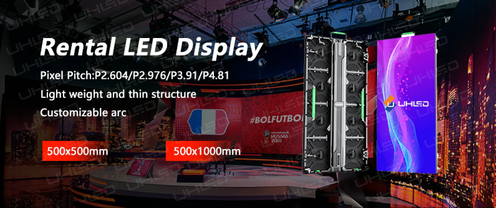 Pwc Led Screen Waterproof Outdoor Rental LED Display Screen Panels