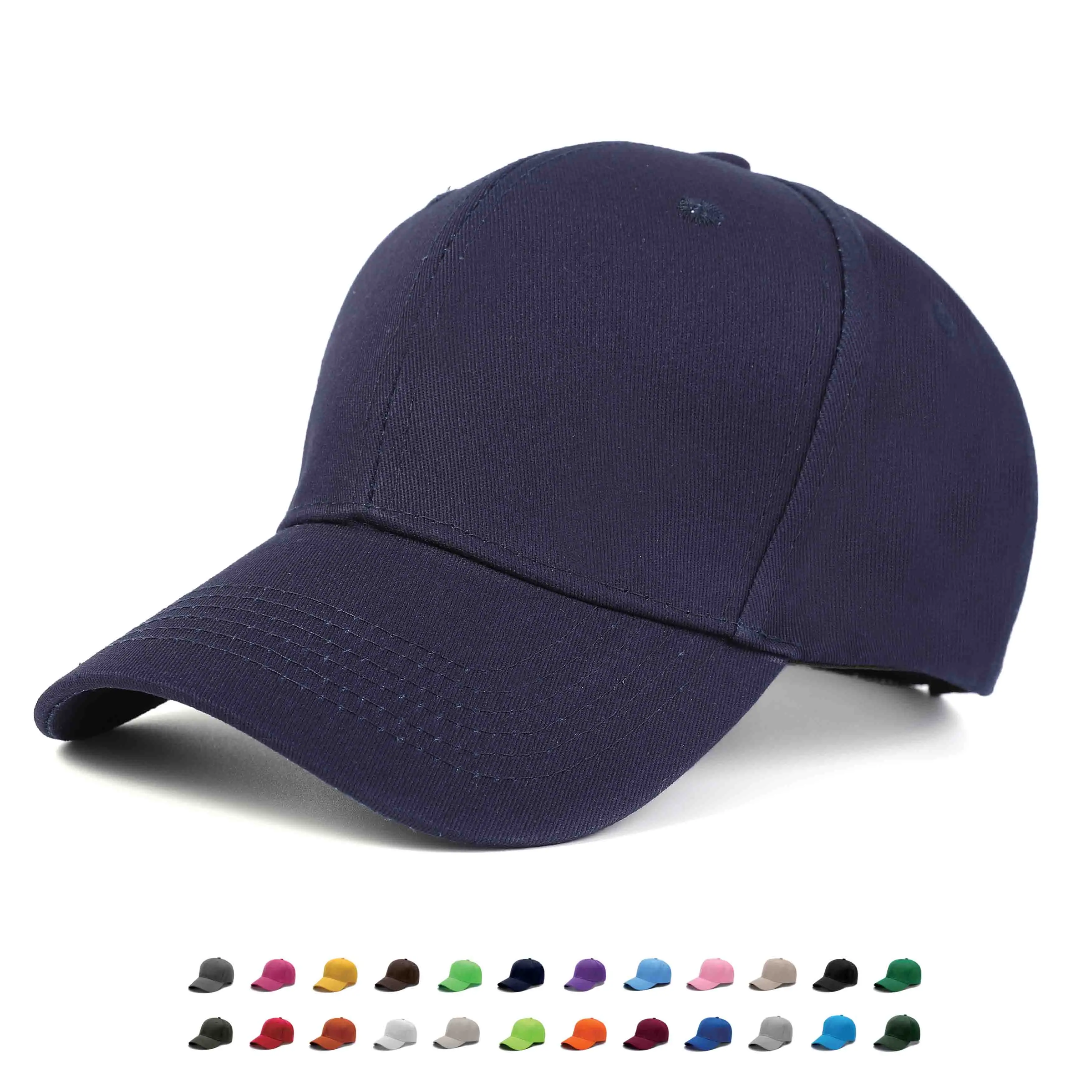 High Quality Custom Plain Distressed Polyester Suede 6 Panel Fitted Baseball Cap Sport Caps