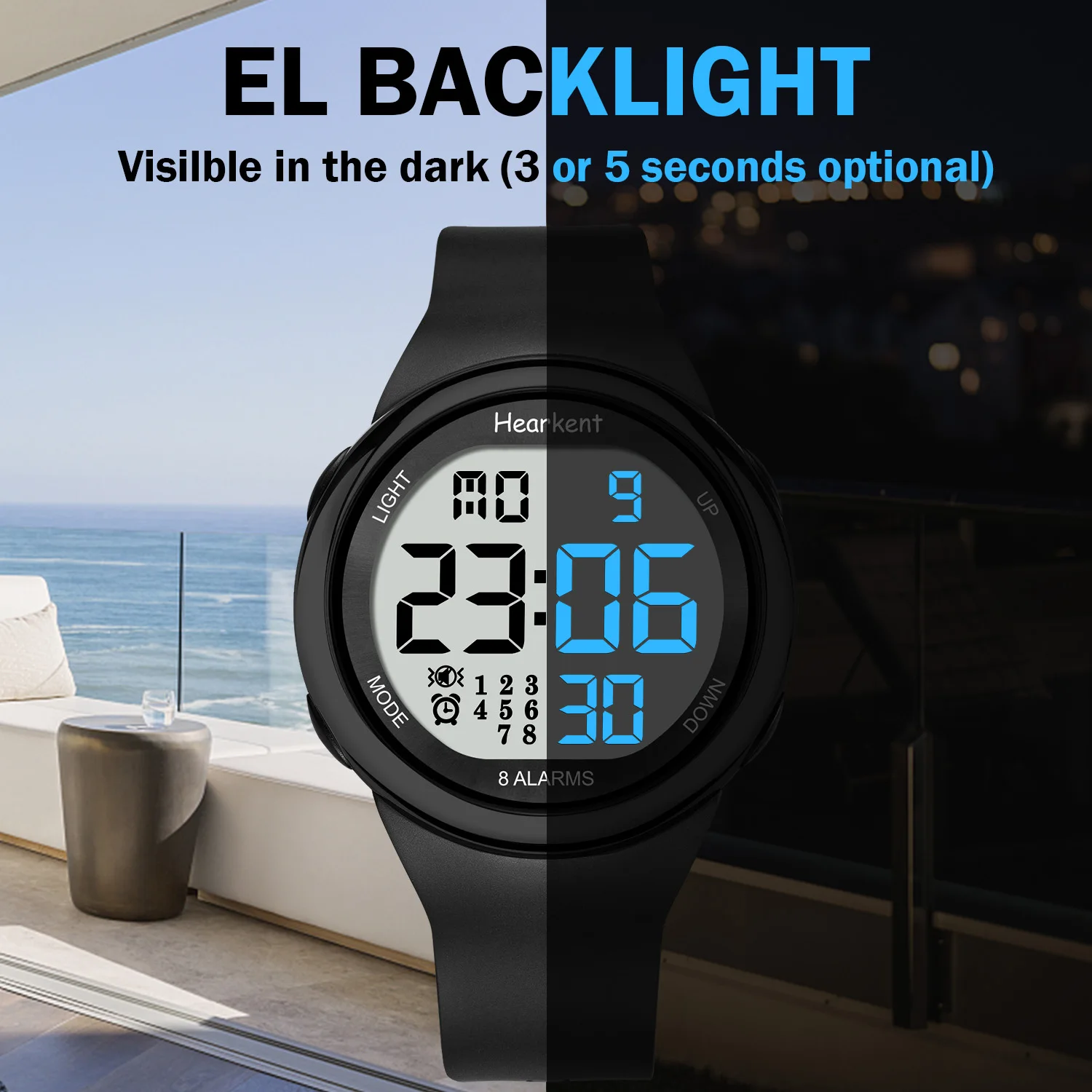 8 Alarms And Vibrating Watch Medication Reminder For Deaf Or Senior