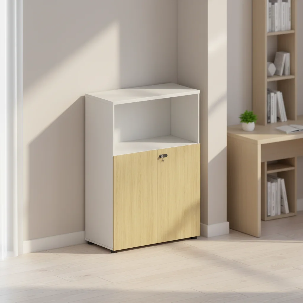 Modern Solid Wood Filing Cabinet and Document Organization Home Office Storage Solution with Large Capacity and Durable Design 5