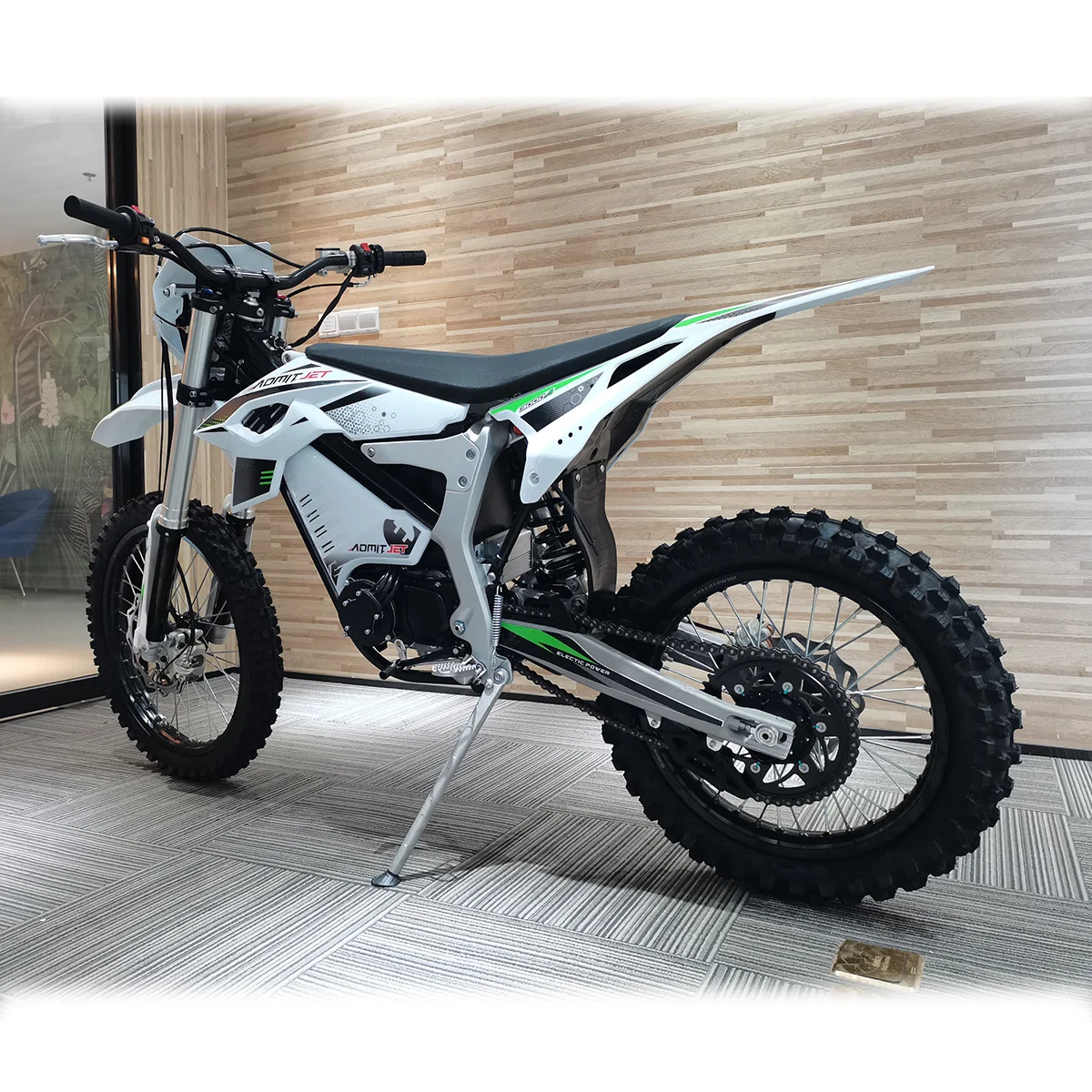 MotoTec Venom 72v 12000w - Motocicleta eléctrica para motocross, color  blanco