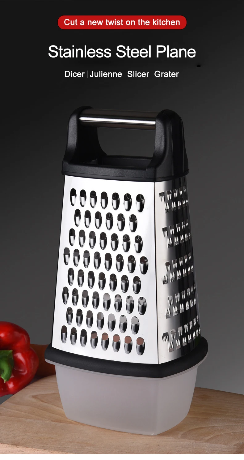 4-sided stainless steel box grater with| Alibaba.com