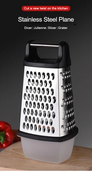 Tovolo 4-Sided Stainless Steel Box Grater - 6127299