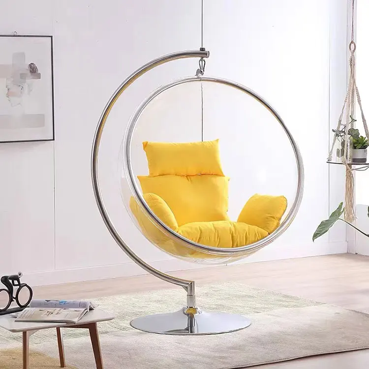 Popular High Quality Swing Chair Golden Patio Swings with Stand Indoor  Hanging Egg Chairs