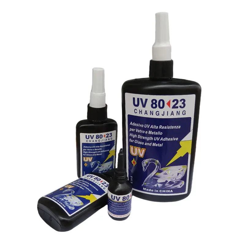Transparent Sun UV  Glue Is Suitable for Glass and Metal Bonding Glass and Glass Crystal Coffee Table Aluminum Handle Curing