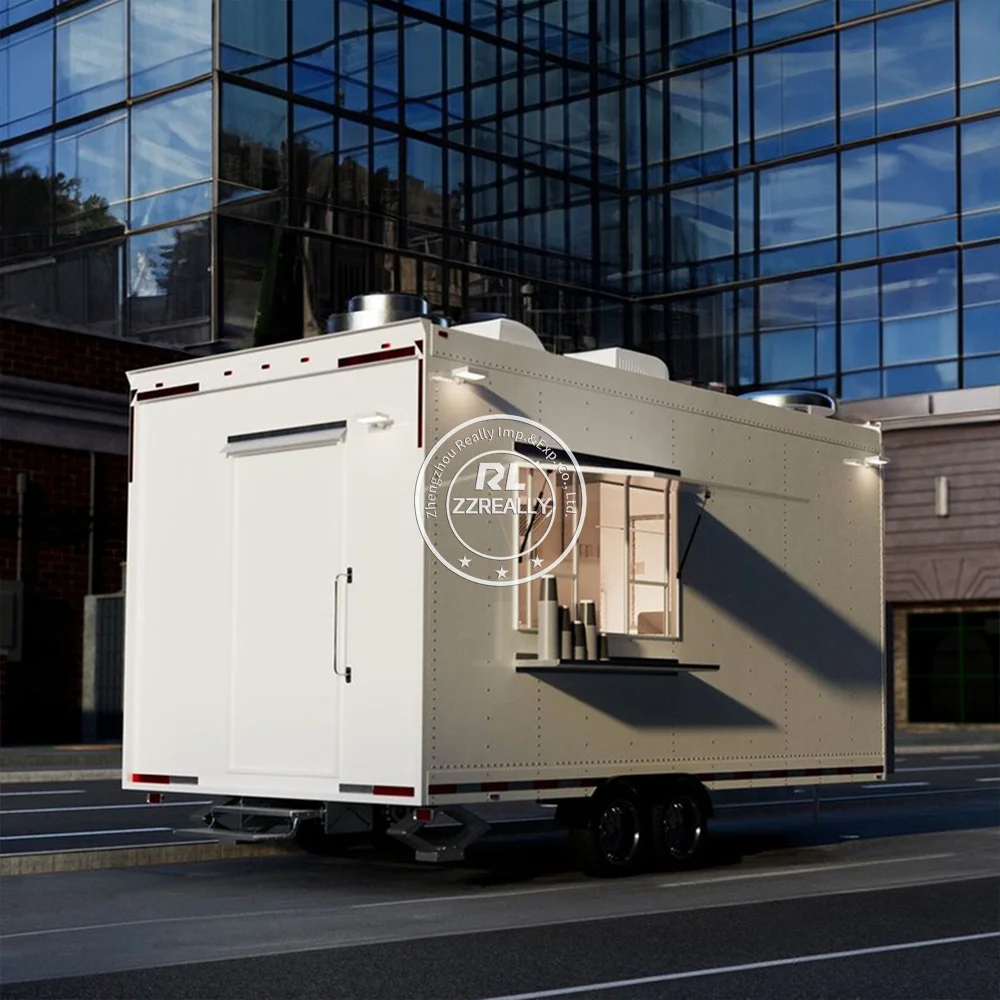 2025 Mobile Fast Food Cart with DOT VIN China Mobile Food Trailer Truck for Sale USA Hot Dog Cart