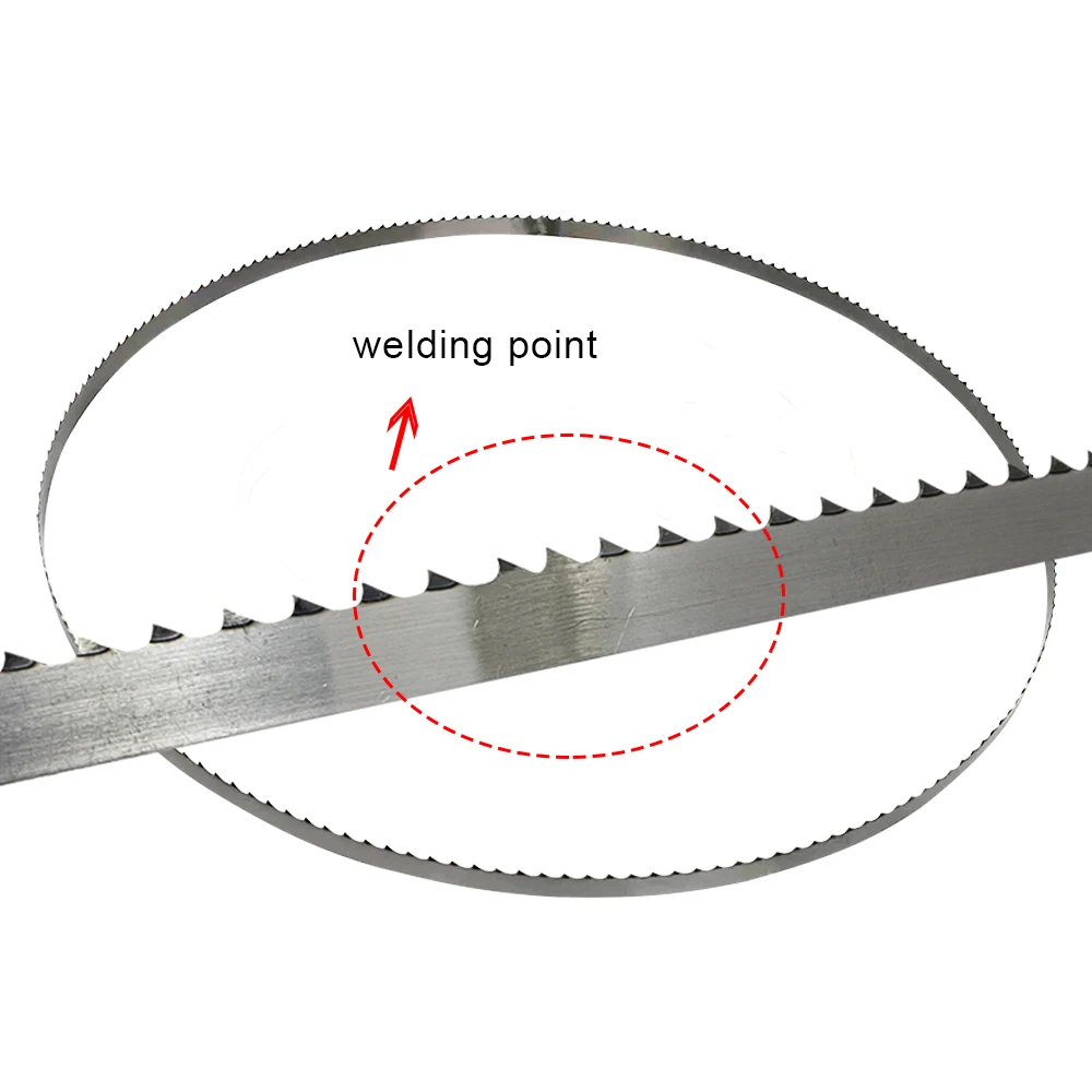 4-Pack 112" Bone-In Band Saw Blades - 3 TPI For Hobart, Butcher Boy & Commercial Meat Saws