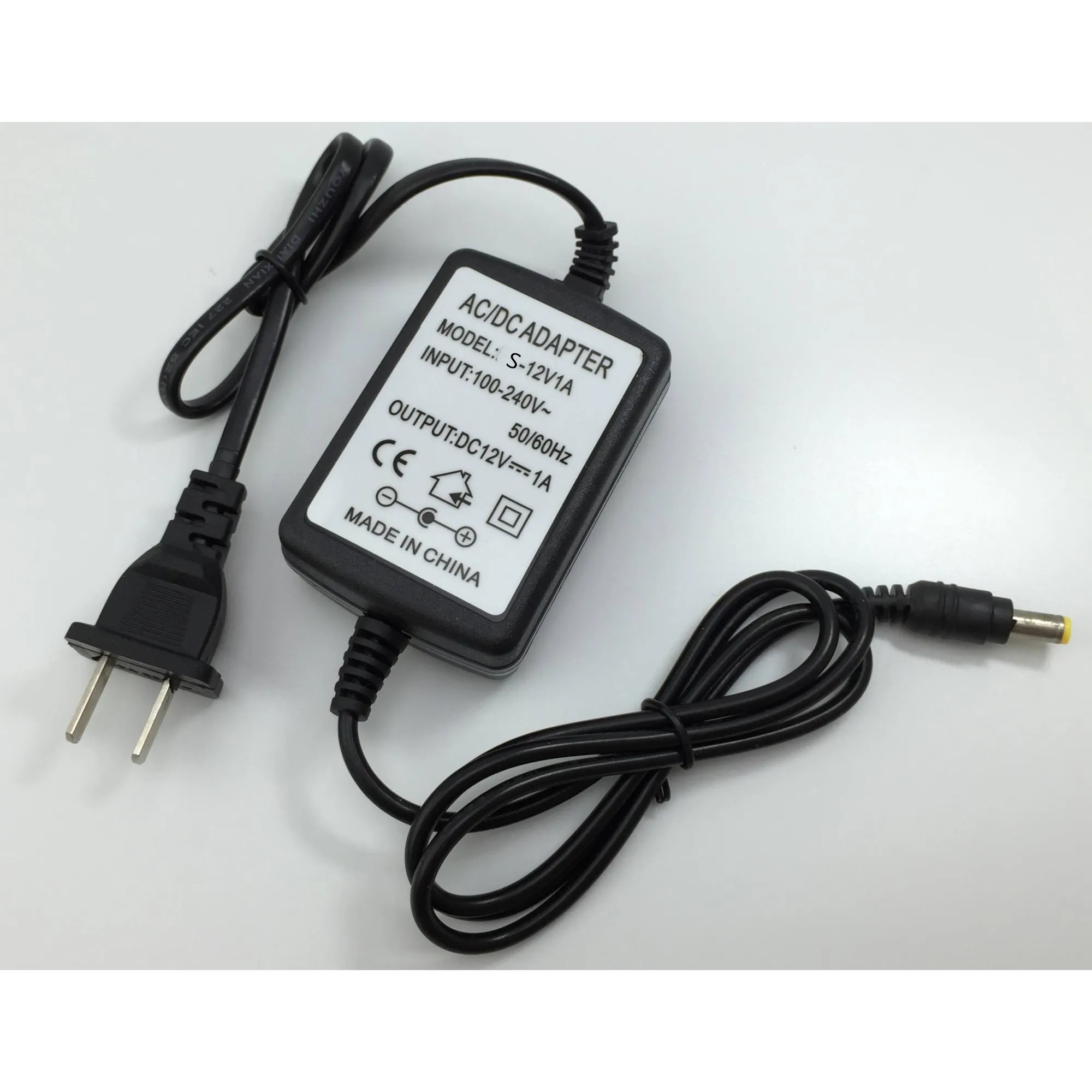 US Plug Power Supply Adapter Transformer AC100-240V to DC12V 2A for CCTV LED 