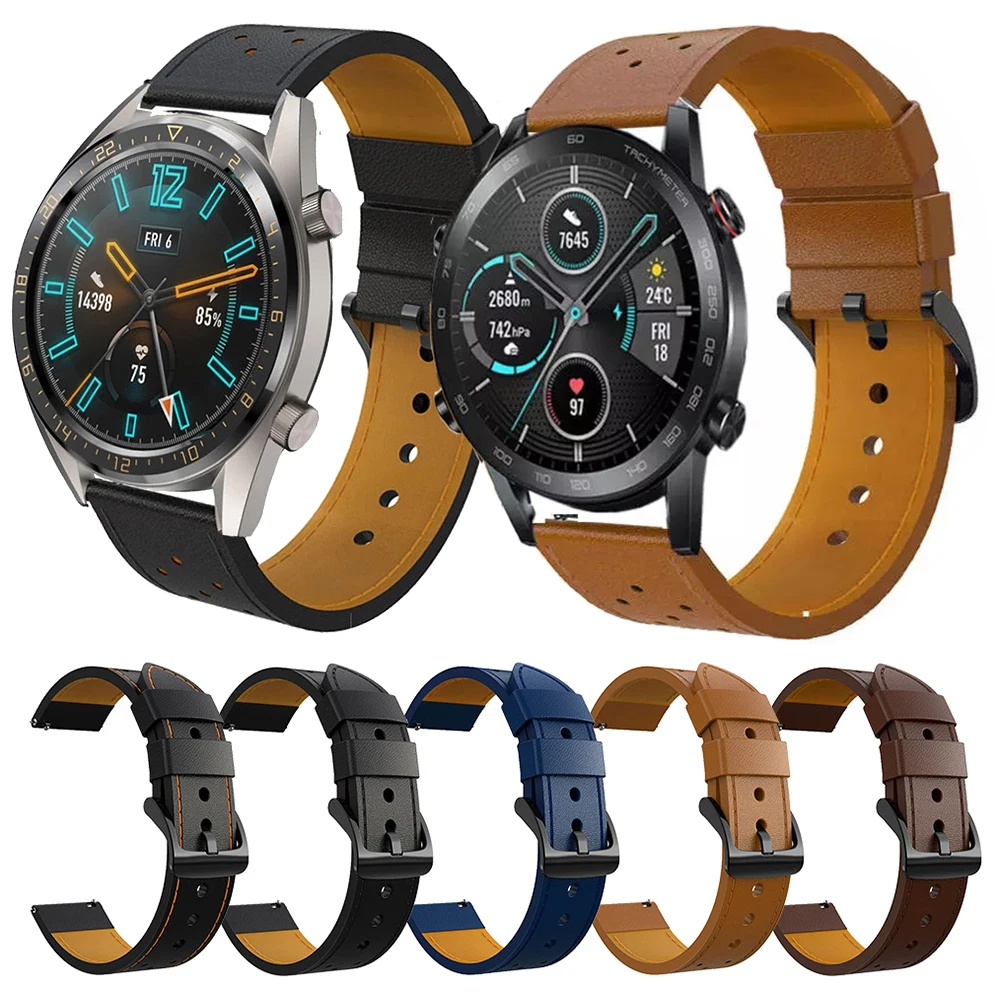 Huawei watch gt2 Leather Strap.