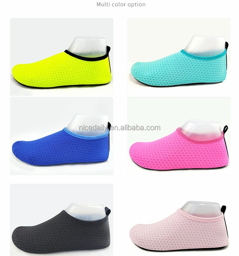 Unisex Ultra Slim Beach Swim Surf Water Sport Shoes Tpr Sole Anti Slip