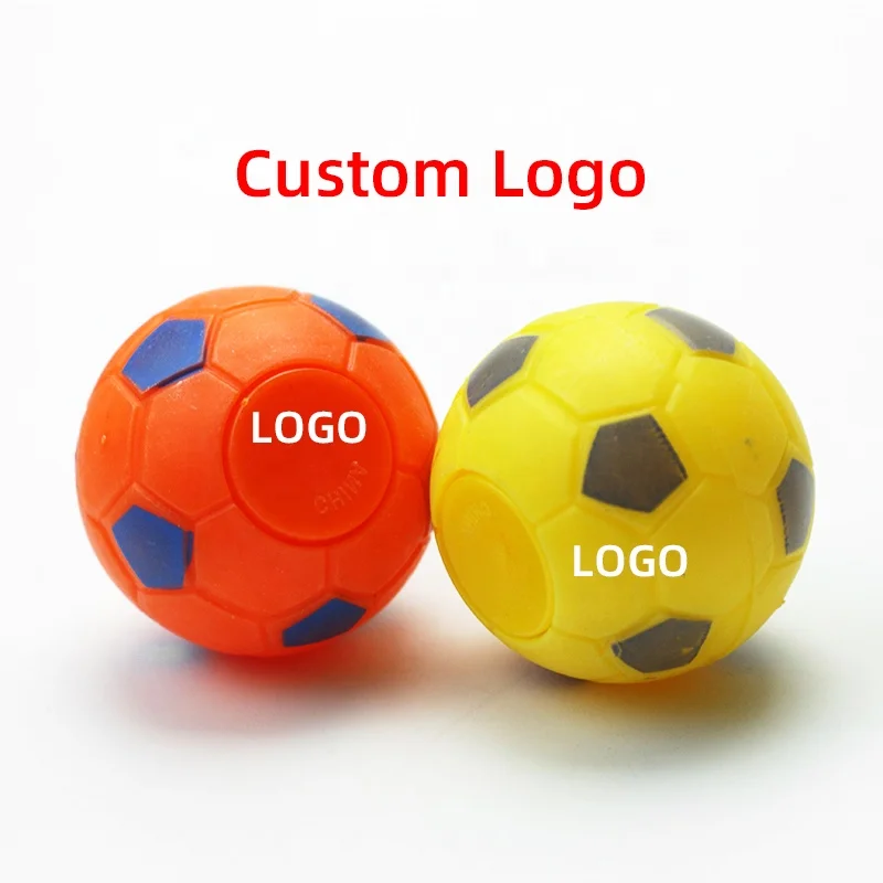 Fidget Spinner Toy Hand Spinner Fidget Toys Soccer Fidget Spinner Finger Hand Focus Spinning Toy Mini Football Shape Stress Ball