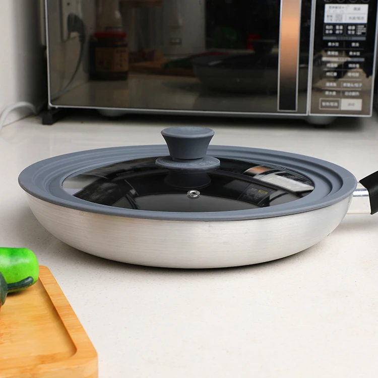 silicone glass pot lid 6