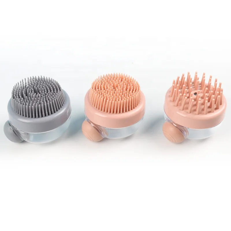 Оптовая продажа, индивидуальная Массажная щетка для головы для роста волос, массажер для головы, расслабление