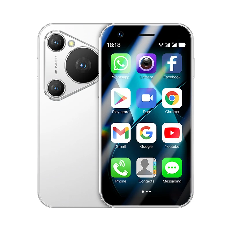 Soyes P70 Pro Max Mini Smartphone 3inch 1GB Ram 16GB ROM 3G Network Dual SIM Pocket Size Small Smart Mobile Phone Android 8.1