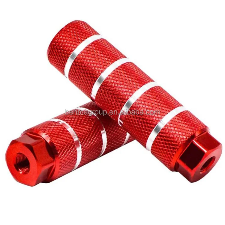 Bmx Bike Parts Alloy 3/8 Bmx Bike Axle Foot Pegs Aluminium Road Bike