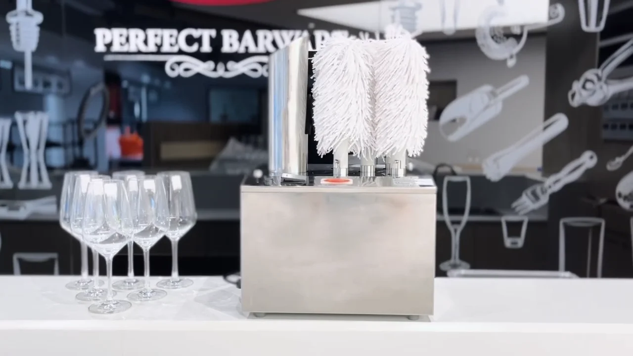 Jiwins Wine Glass Dryer Electric Polishing Drying Machine Stainless