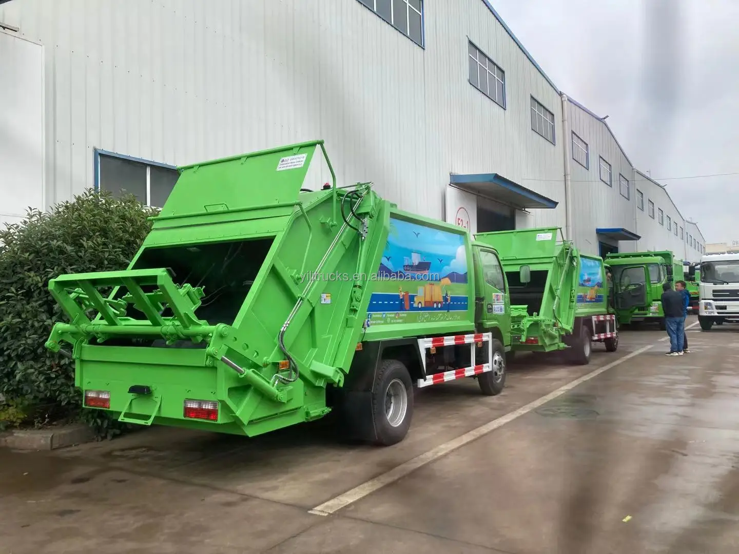 Japanese Fvr 4x2 10m3 Rubbish Collector Truck Waste Disposal Truck