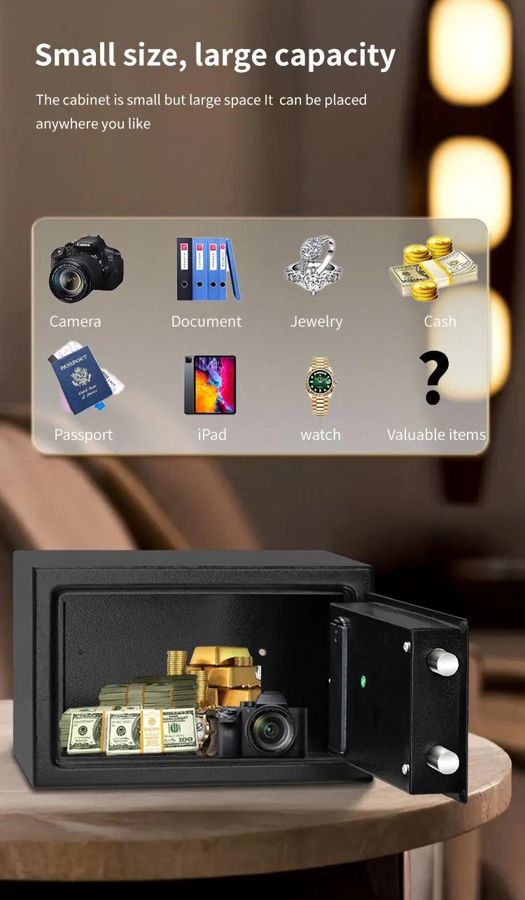 CEQSAFE Cheap Price Security Digital Electronic Small Metal Safe Box factory