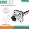 M12-D-4 female