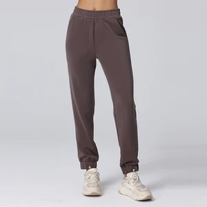 Oversized Custom Logo Sweatpants High Quality Women's Sports Running Jogger Pants Women Heavyweight Pants Basic Plain Sweatpants