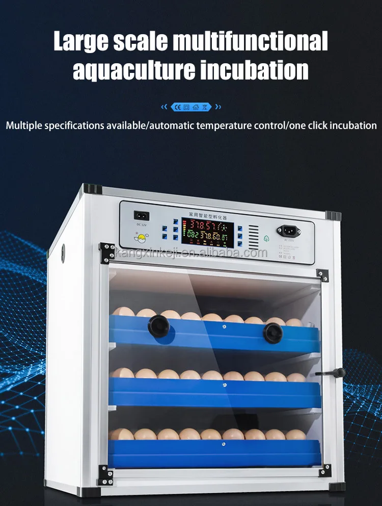 Fully Automatic Turning Chicken Brooder Hatcher Mini Egg Incubator