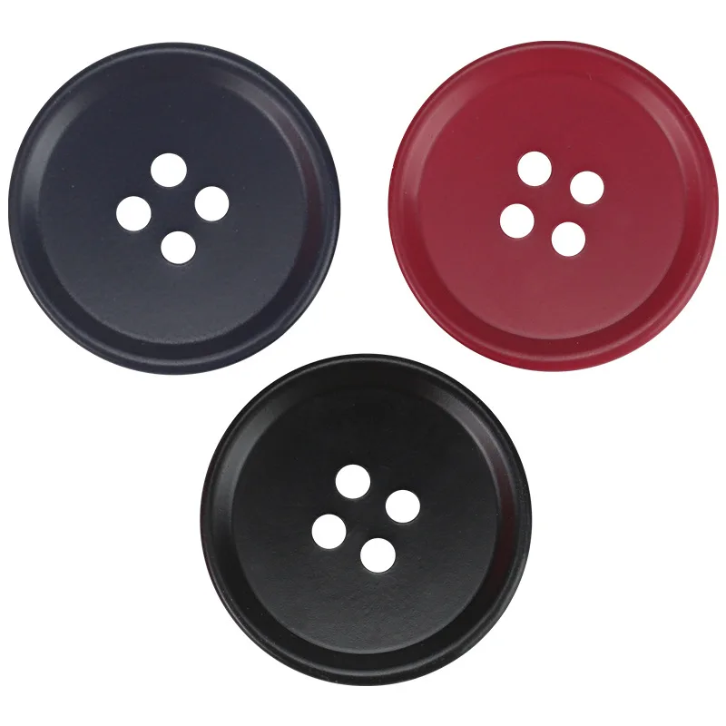 Round 4-Holes Mix Color Button Plastic Garment Buttons for Sewing
