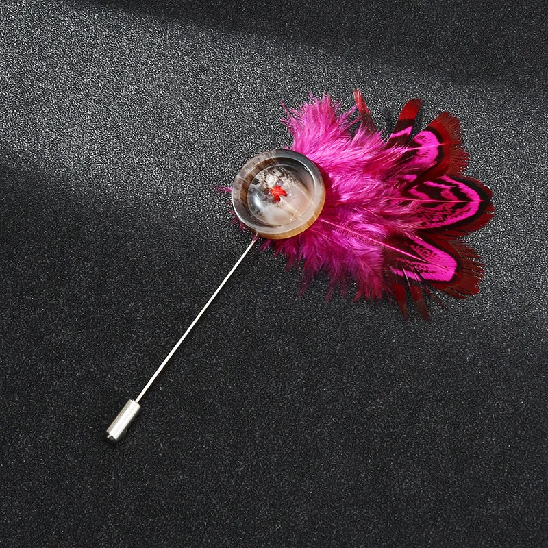 Elegant Pink Flamingo Rhinestone Brooch Pin - Exaggerated Animal Lapel Pin For Women, 48x55mm - View #6