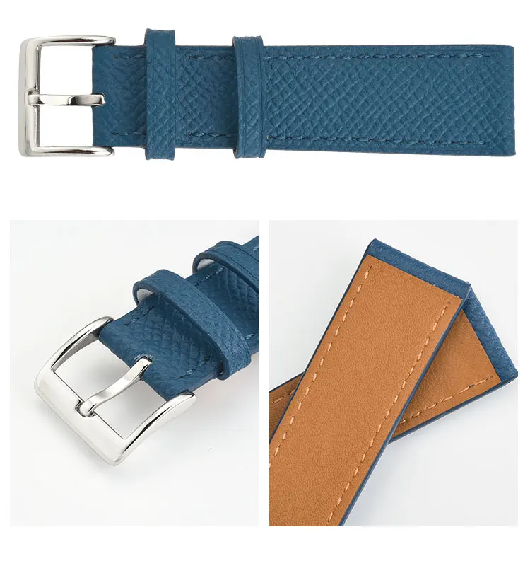Most Affordable Luxury Calfskin 22 mm Watch Band Replacement 1M-SP32W2B_K0015831 main image 1