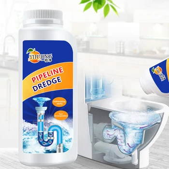 110g Pipe Dredging Agent Powerful Kitchen Sink Drain Cleaner Bathroom  Dredge Deodorant Toilet Sewer Fast Cleaning Tools