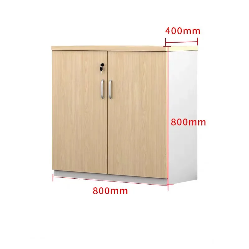 High Quality Modular Wooden Office File Storage 2 Locking Doors ...