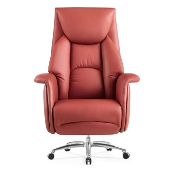 Leather Silla Del Presidente Chairman Reclining Executive Lounge President Chair For Office