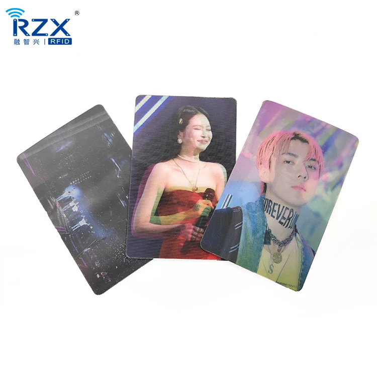 新しいデザイン85.5x 54mm3Dレンチキュラー印刷プラスチックギフト