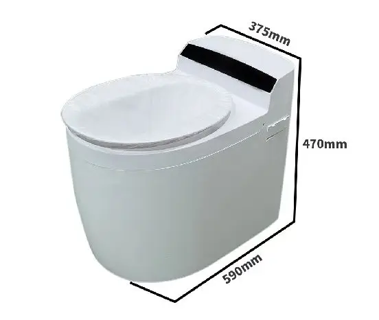 JP heater ABS Material Waterless Intelligent Sensing Toilet Waterless Smart Toilet JP heater STP Waterless Packaged Toilet  