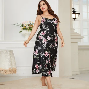 2025 Wholesale Night Skirt Pajama Plus Size Women Sleepwear Frock Sexy Sleep Wear for Women